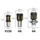 thumbnail image 3 of Faro De Motocicleta Super Brillante h4 H6 T19 Para LED P15D BA20D Bombilla De Alto Haz Bajo Foco De Dos Colores Luz Antiniebla DC12V-60V, 3 of 4