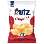 Utz Original Potato Chips, Gluten-Free, Family Size, 8 oz Bag