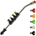 thumbnail image 1 of 1 Ensemble Rallonge de Tige de Laveuse à Pression de 15 Pouces Embout à 5 Embouts Compatible avec la Laveuse Motorisée de la Série Karcher K, 1 of 5