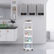 thumbnail image 5 of Carrito Esquinero Con Ruedas, Organizador De 5 Niveles, Diseo Moderno Para Cocina O Sala De Estar, Ideal Para Espacios Pequeos, Almacenamiento Para Artculos De Aseo Y Snacks, Carrito, UKHBMC, 5 of 7