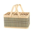 thumbnail image 1 of Cesta tejida de bambú Cesta de almacenamiento Cesta portátil Cesta de compras Cesta de compras Cesta de compras para bocadillos Cesta de compras para A, 1 of 8