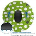 thumbnail image 4 of Disketp Funny Sheep Doing Yoga Small Mouse Pad 7.9x7.9 Inches,Washable Round Mousepad For Office Laptop Computer,Non-Slip Rubber Base Mouse Pads For Wireless Mouse, 4 of 9