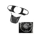 thumbnail image 2 of 3pcs Car Carbon Fiber Steering Wheel Panel Cover Decoration Sticker For F55 F56 F57 2021 2022, 2 of 5
