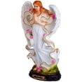 thumbnail image 5 of Polymarble Handcrafted Angel Idol Decorative Statue Figurine/Decoration Showpiece Statue (Approx. 26 cm X 15 cm X 9 cm), Multicolour, Pack of 1, 5 of 5