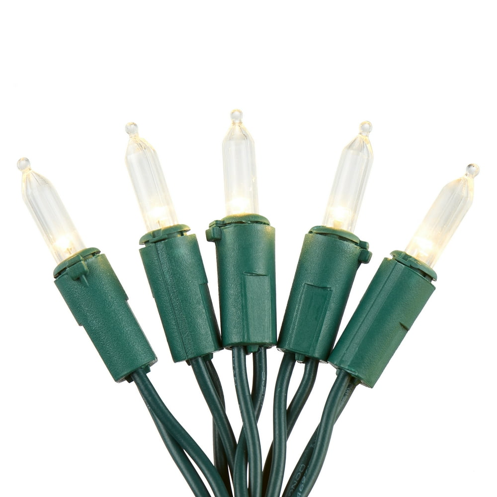 Sylvania Staylit Platinum LED Mini String Christmas Lights Set 26' 100