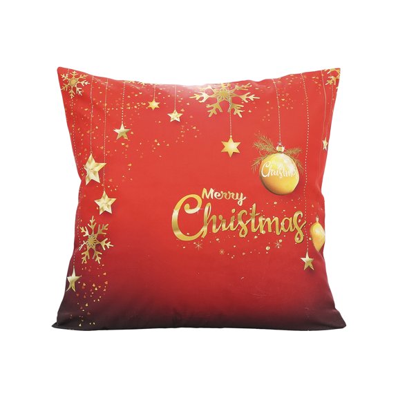 Violet Linen Seasonal Xmas Christmas Holiday Harmony Pattern, Polyester, Super soft feel faux suede fabric, digital print, Snow Flakes , 18 Inch x 18 Inch, Square, Decorative Accent Throw Pillow