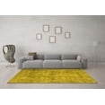thumbnail image 3 of Ahgly Company Machine Washable Indoor Rectangle Persian Yellow Traditional Area Rugs, 2' x 5', 3 of 4