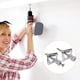 thumbnail image 5 of 100 Piezas Anclajes de Pared con Tornillos para Placas de Yeso (50 Anclajes Huecos + 50 Tornillos Autoperforantes para Hormigón), Tornillos y Anclajes Fijaciones de Pared Huecas para Pared de Placas de Yeso Rojo Verde, 5 of 5