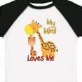 thumbnail image 4 of Inktastic My Mimi Loves Me Giraffe Boys or Girls Toddler T-Shirt, 4 of 5