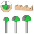 thumbnail image 5 of Shank Bits de Routeur, 6mm, 5 Pcs, Boîte de Base de Routeur, Outils de Menuiserie à Rainure Ronde, Boîte de Base de Routeur à Nez Rond, Coupe-Fente, 6m, 5 of 5