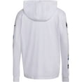 thumbnail image 3 of adidas Boys' Long Sleeve Cotton Jersey Hooded T-Shirt Tee, Sport Stamp on White, X-Large, 3 of 3