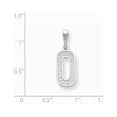 thumbnail image 3 of Sterling Silver Letter O Initial Pendant Charm, 3 of 4