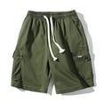 thumbnail image 2 of Aayomet Workout Shorts Mens Casual Shorts Workout Fashion Comfy Camo Shorts Breathable Big and Tall Shorts,Green 4XL, 2 of 5