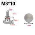 thumbnail image 1 of 4 Pcs M3 Gb834 Acier Inoxydable 304, Serrure à Main, Vis à Pouce, 1 of 6