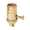 Polished and Lacquered Brass, 1/4IP Cap, variant on B&P Lamp® Edison Size Full Dimmer Socket In Polished and Lacquered, 1/4IP Bottom Cap