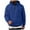 Blue, variant on Admvng Hoodies for Men Casual Solid Long Sleeved Winter Warm Athletic Sweatshirt, Size S-3XL