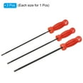 thumbnail image 3 of Uxcell Chainsaw Chain Sharpening File 4.0/4.8/5.5mm Round Chain Saw Sharpener File Red 1Set/3Pcs, 3 of 6