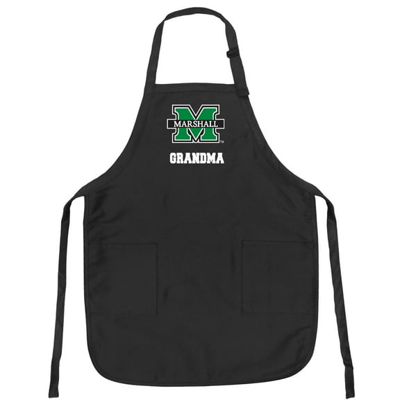 Marshall University Grandma Apron DELUXE Marshall Grandma APRONS