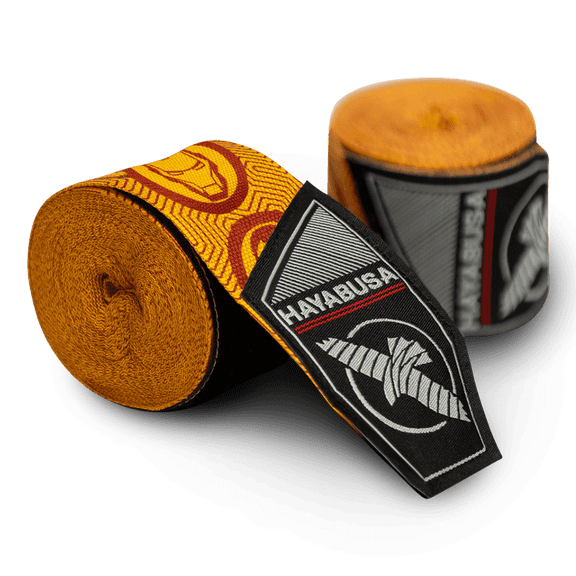 Hayabusa Marvel Hero Elite Mexican Style Boxing Hand Wraps for Men & Women - Iron Man, 180 Inches