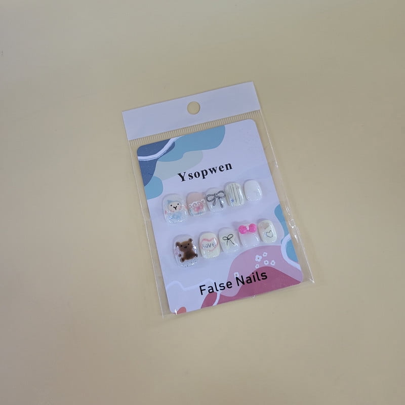 Ysopwen False nails – Full Cover Artificial Nails for DIY Manicure, Durable Nail Tips for Salon and Home Nail Art