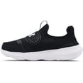 thumbnail image 2 of Under Armour Unisex- Kids' Grade School Runplay Running Shoe Black/White/White - 3024210-001, 2 of 5