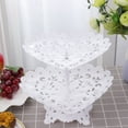 thumbnail image 1 of WRITWAA Heart Shape Dessert Table Stands White Double Layer Rack for Thanksgiving 1 Set, 1 of 8