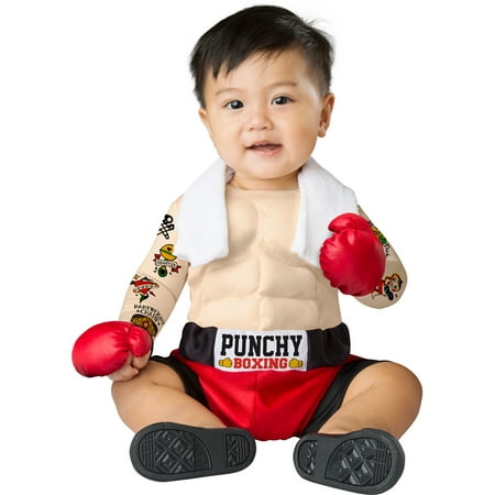 Infant Baby Bruiser Boxer Costume size Medium 12-18 Months