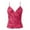 A-Hot Pink1072, variant on Womens Floral Sequin Cami Spaghetti Strap V-Neck Embroidered Formal Bodice Glittery Event Wear Tops