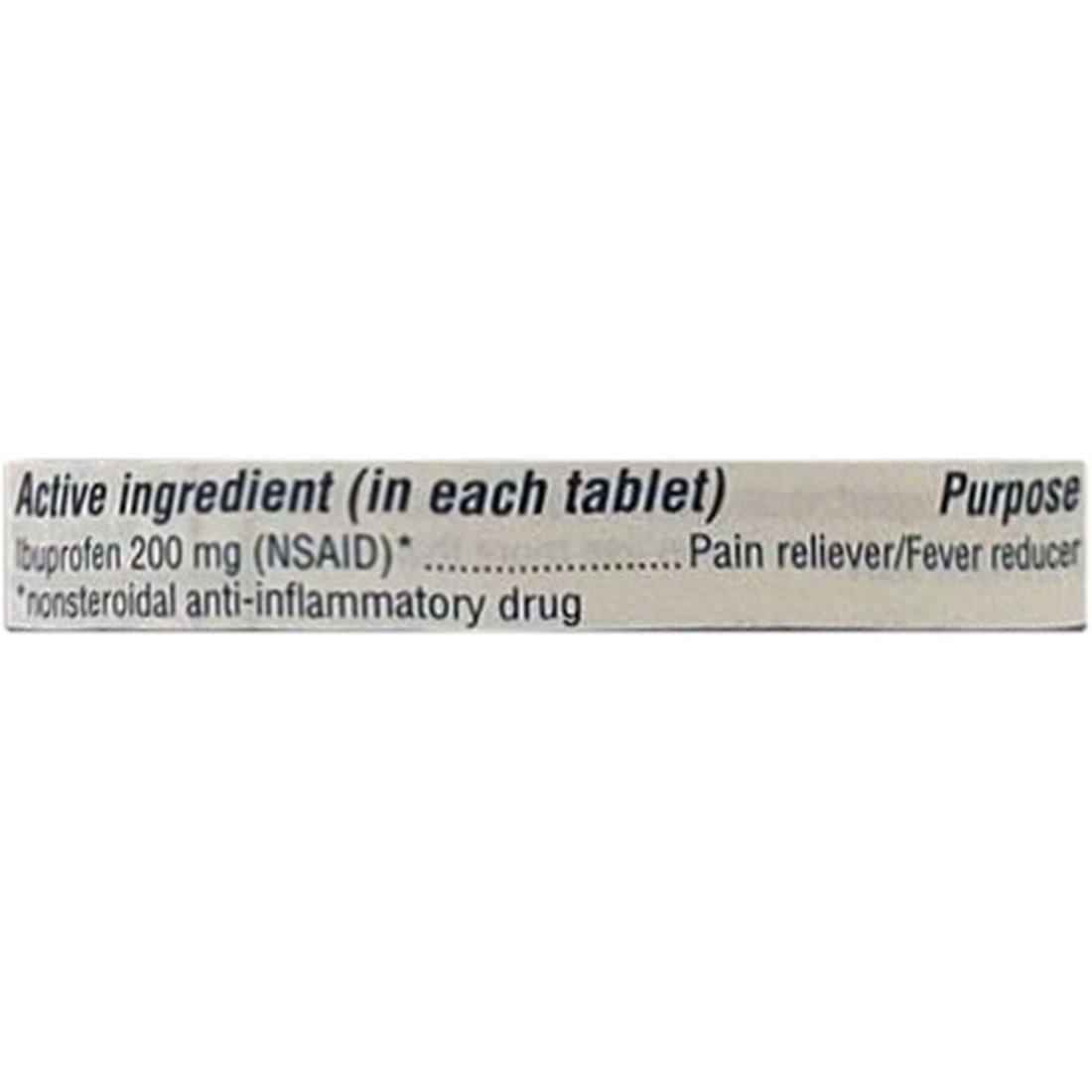 Advil Pain Reliever Fever Reducer 200 Milligram Ibuprofen Coated Tablets New Larger Size, 360 Count