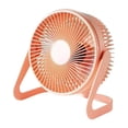 thumbnail image 2 of Mini ventilador de portátil, recargable, rotación de 360 degree, ventiladores de escritorio portátiles para asiento , dormitorio, Rosa Baoblaze Abanico portátil, 2 of 7