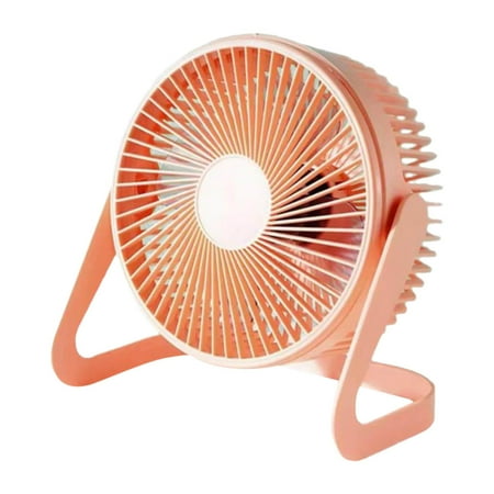 

Table Fan Rechargeable Small Quiet Fans for Car Seat Bedroom Picnic Pink