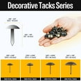 thumbnail image 4 of MEITE Bronze Upholstery Tacks, 5/8-inch Head, 250 Pcs/Box, 4 of 11