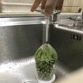 thumbnail image 4 of Brush-Up Glass Brush with Suction Cup Upright Stays in Sink Bristle Scrub Kitchen Bottle Cleaning Washing Green (Multi), 4 of 9