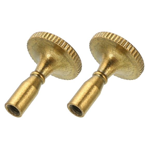 Uxcell Lamp Turn Switch Knob On/Off Replacement Twist Knobs for Lamp Socket, Gold Bronze 2 Pack