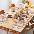 thumbnail image 2 of Pioneer Flower Floral Print Pattern Summer Placemats Table Placemats Set Of 4-Linen Kitchen Washable Placemats Table Mats 12x18 Inch Non-Slip Heat Resistant, 2 of 6