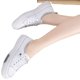 thumbnail image 3 of Zapatos informales para mujer, nuevas zapatillas planas transpirables blancas, zapatos ligeros, tenis para mujer, calzado para correr al aire libre, calzado de viaje, 3 of 5