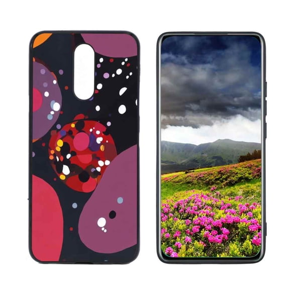 Abstract-1 Phone Case, Degined for LG K40 Case Men Women, Flexible Silicone Shockproof Case for LG K40