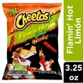 thumbnail image 3 of Cheetos Flamin Hot Limón Crunchy Cheese Snacks 3.25 oz - 5 Pack, 3 of 4