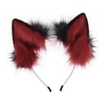 thumbnail image 1 of Diadema con orejas falsas de felpa, disfraz, regalo, accesorios para el cabello, para jinwen Sombreros, 1 of 7