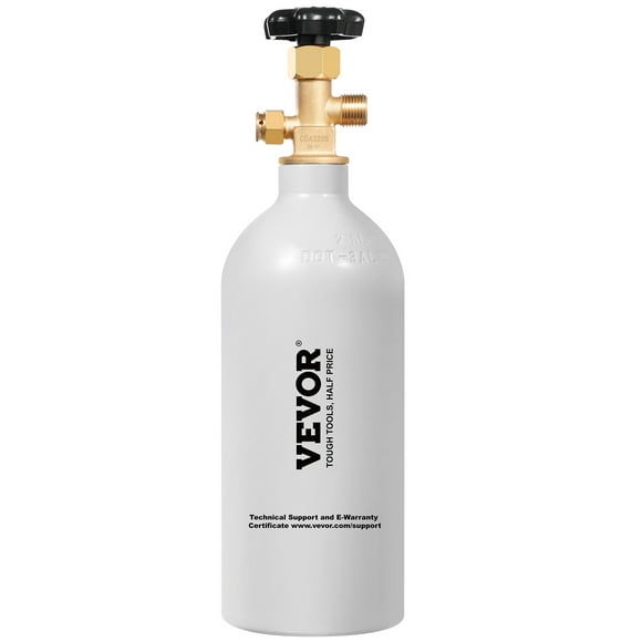VEVOR CO2 Tank 2.5 lbs New Aluminum Alloy Cylinder with CGA320 Valve DOT Approved