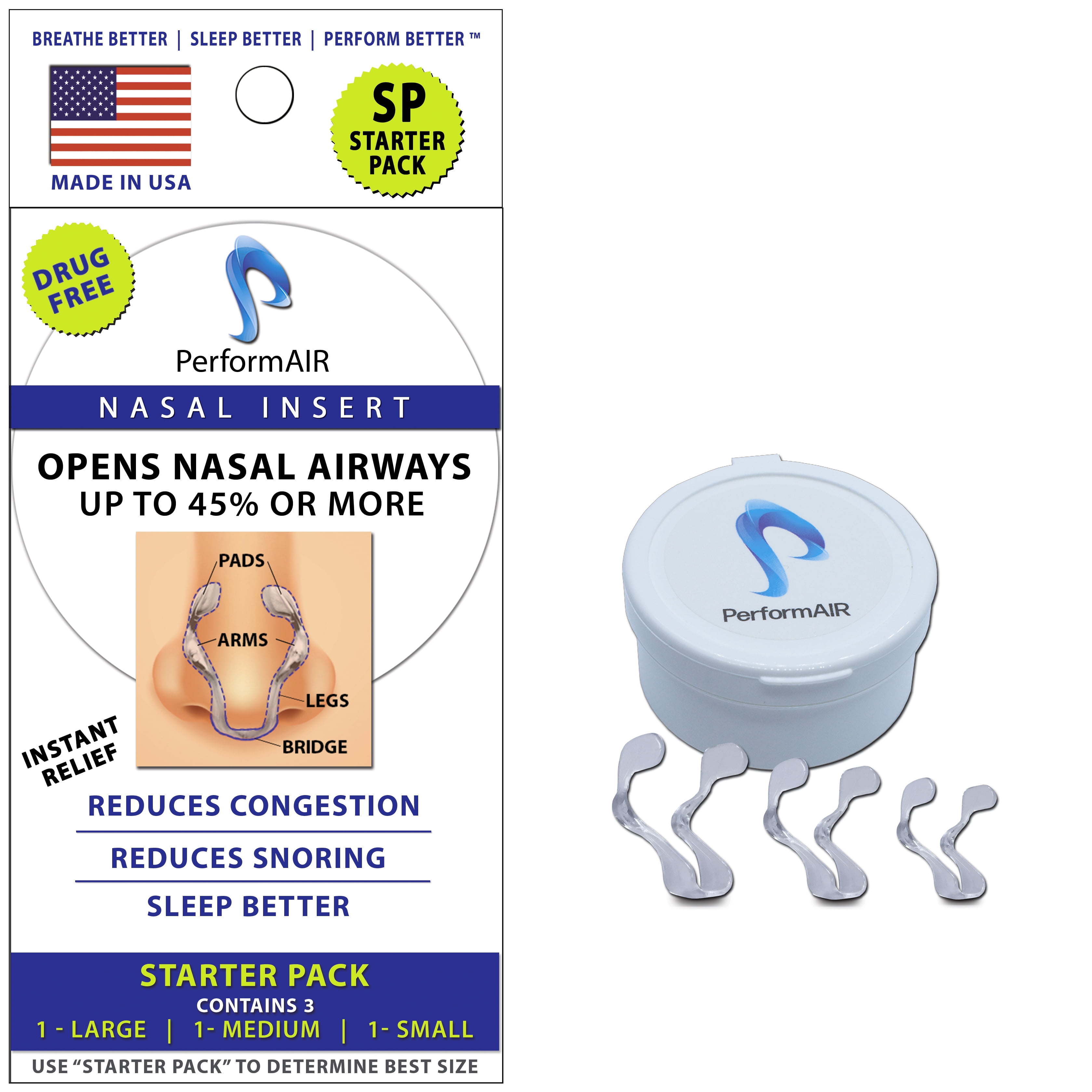 PerformAIR Nasal Dilator Starter Pack