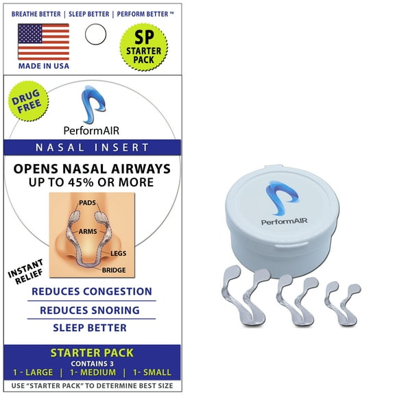 PerformAIR Nasal Dilator - Starter Pack