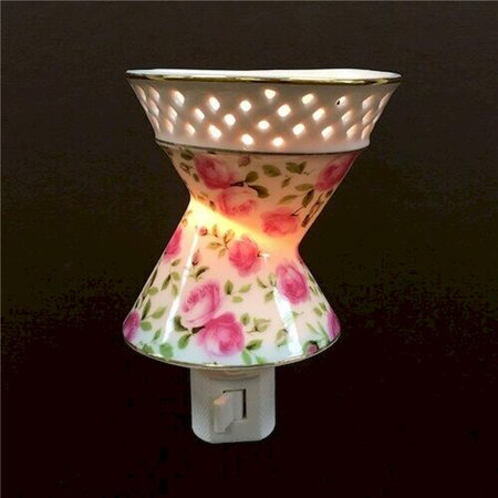 

Pink Roses on A Twist Shaped Night Light