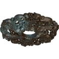 thumbnail image 3 of Ekena Millwork 19 5/8"OD x 4 3/4"ID x 1 3/4"P Orrington Ceiling Medallion (Fits Canopies up to 4 3/4"), Hand-Painted Bronze Blue Patina, 3 of 6