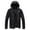 #+004Black, variant on Hogleaql Plus Size Puffer Jacket Mens Zip Down Long Sleeve Thermal Quilted Cotton Coat Hooded Collar with Pockets Loose Fit Solid Color Comfy Insulated Winter Trendy Jacket Outwear Black 2XL