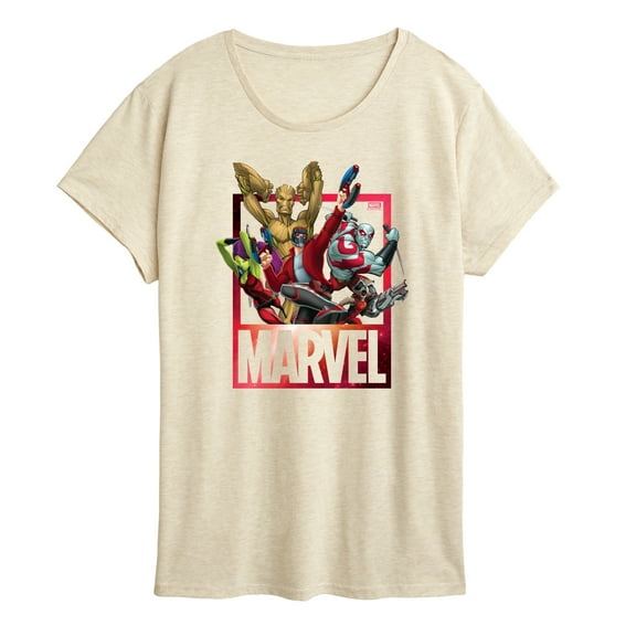 Marvel Guardians of the Galaxy - Marvel Women's Short Sleeve Graphic T-Shirt
