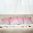 thumbnail image 3 of Ambesonne Ombre Throw Pillow Cover 4 Pack, Dreamy Digital Print, 24", Pale Pink, 3 of 6