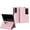 Pink, variant on Lunvic Wallet Case for Samsung Galaxy Z Fold8, PU Leather Flip Folio Cover with Smart View Window, Card Slot, Hands-Free Kickstand, Black
