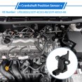 thumbnail image 2 of Sensores de posición del cigüeñal de metal plástico negro de 1 Pc para Mazda 6 2.3 3.0 2003-2005, 2 of 6
