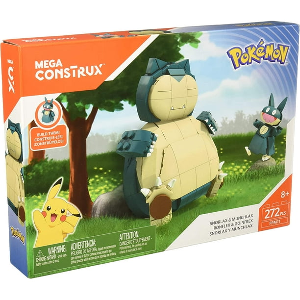 Mega Construx Pokemon Snorlax Munchlax 272 Piece Building Set - Walmart.com
